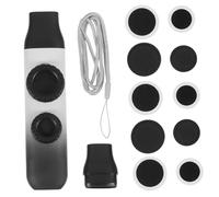 Milisten Professional Adjustable Tone Kazoo Plastic Musical Instrument with Flute Diaphragms for Ukulele and Guitar for Children's Musical Enlightenment and Performance