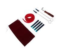 Milisten Professional Piano Tuning Kit with Long Handle Hammer and Mute Set Durable High Strength Materials for Accurate Instrument Suitable for Marching Percussion and Musical Instruments