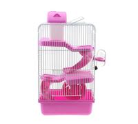 Milisten Prolee Hamster Cage Chinchilla Cage Pet House Running Wheel Leakproof Water Bottle Storey Villa Design