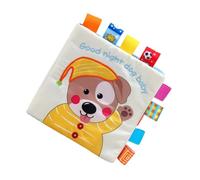 Milisten Puppy Cloth Book Soft Fabric Educational Learning for Boy Girl Washable Sensory Puzzle Activity Book with Safe Stitching Portable for Early Development and Habit Cultivation