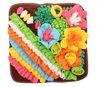 Milisten Puppy Snuffle Mat Interactive Feeding Blanket for Dogs and Cats Slow Feeder Training Pad for Enhanced Digestion and Foraging Skills and Easy to Clean Fleece Material