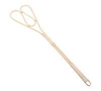 Milisten Rattan Quilt Duster with Long Handle for Comfortable Beating Dust on Comforters and Quilts, Portable and Sturdy Home Rug Beater for Cleaning Beds and Travel