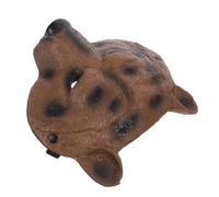 Milisten Realistic Brown Bear Mask PU Material Animal Face Mask for Halloween Festival Fancy Dress Party Cosplay Comfortable Lightweight Reusable Masquerade Accessory
