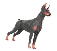Milisten Realistic Doberman Dog Model for Vivid Animal Figurine Educational Simulation Statue for Boys and Pretend Play and Imaginative Learning Gift
