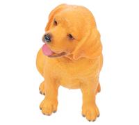 Milisten Realistic Labrador Retriever Dog Figurine Toy for Kids, Small Simulation Puppy Model, Plastic Animal Figure for Educational Play and Desktop Decoration