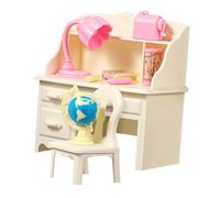 Milisten Realistic Mini Desk Chair Boys and Girls Study Table Seat Plastic for Spaces Enhance Decor