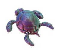 Milisten Realistic Sea Turtle Model with Movable Joints for Aquarium and Office Decor Lifelike Simulation Animal Figurine Creative Printed Turtle Sculpture Vibrant Colors for Ocean Themed