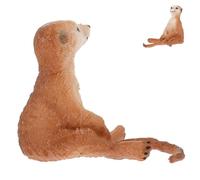 Milisten Realistic Simulation Meerkat Figurine Animal Model for Educational Learning Detailed Plastic Meerkat for Garden Decor Classroom Use and Animal Recognition