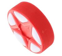 Milisten Red Indoor Outdoor Hockey Training Puck for Roller and Street Hockey Standard Sports Ball for Skill Development and Fast Reflex Practice
