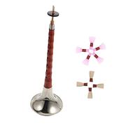 Milisten Red Rosewood Suona Wind Instrument C/d/a Key for Beginners Traditional Chinese National Music Instrument Plastic Reed Suitable for Folk Music Practice Random Color