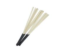 Milisten Retractable Drum Brushes Jazz Drumsticks for Rock Folk Percussion, Plastic Wire Bristles with Balanced Rebound, Portable Design for Drumming Practice and Live Performance