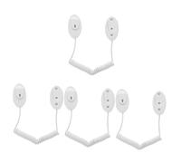 Milisten Retractable Remote Control Tether with Wall Mounted Holder and Coiled Security Cable for Tv Remote Anti-Loss Use in Home Hotel School Restaurant