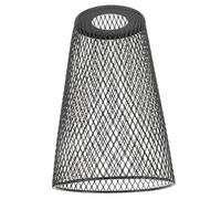 Milisten Retro Industrial Black Iron Mesh Lampshade with Diamond Hollow-Out Design, Practical and Suitable for Stylish Lighting, for Porch Or Library Ceiling Lamps