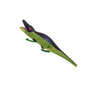 Milisten Retro Wind Up Lifelike Alligator Shaped Model Cognition Engaging Animal Figure for Nature Exploration for Playtime Fun