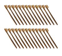 Milisten Reusable Bamboo Toothbrushes for Effective Cleaning 50pcs with Soft Bristles Natural Bamboo Handle Eco-Friendly Design and Travel for Adults for Home, Travel, and Daily Care