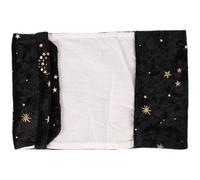 Milisten Reusable Fabric Book Cover Protector Sleeve for Textbook and Scrapbook, Velour Material with Classic Elegant Style, Sturdy Black Book Protector Not Easy to Wear or