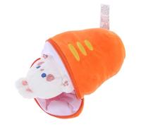 Milisten Reversible Bunny Carrot Plush Soft Stuffed Rabbit Doll Cute Cartoon Animal for for Birthdays and Easter Celebrations Comfortable Decor for Home