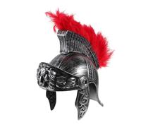 Milisten Roman Soldier Helmet for Cosplay Realistic Decorative Soldier Headgear for Parties Vintage Roman Fighter Hat for Men Enhance Your Costume Experience