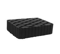 Milisten Rubber Floor Jack Pad for Camper Stabilizer and Rv Leveling Blocks Shock Absorbing Automotive Lift Accessory Durable Slip Rubber Lift Block for Vehicle Protection and Safety