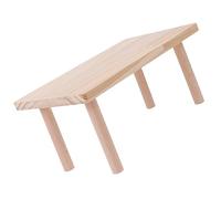 Milisten Safe Material Wooden Hamster Bed Boredom Breaker Toys for Pet Chinchilla