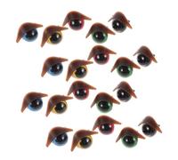 Milisten Safety Eyes for Crochet Dolls 50PCS Plastic Eyes with Washers for DIY Stuffed Animal Crafting for Kawaii Toys and Plush Animals