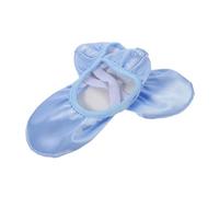 Milisten Satin Ballet Shoes for Women Soft Padded Flats with Luxurious Satin Fabric and Split Sole Design for Practice and Performance Comfortable Dance Slippers for Skill Development Sky Blue