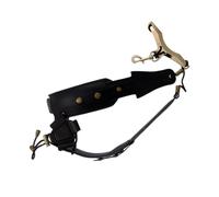 Milisten Saxophone Belt with Buckle for Beginner Comfortable Ergonomic Shoulder Strap Portable Saxophone Accessory for Alto and Tenor Sax Black