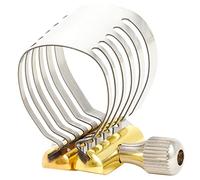 Milisten Saxophone Clamp Ligature Clip Stainless Steel Adjustable Replacement Part Sturdy Metal Saxophone Accessory with Copper Elements Performance