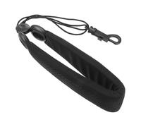 Milisten Saxophone Shoulder Strap with Sponge Padding Thickened Cotton for Neck and Shoulder Comfort Durable Black Leather Hanging Belt Easy to Install Saxophone Accessory