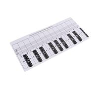 Milisten Scale Finger Simulation Practice Guide for Beginners and Teachers Portable Piano Note Comparison Aid
