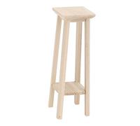 Milisten Scale Miniature High Stool Model DIY Mini Furniture Decor for Dollhouse Neat Craft Accessory with Smooth Surface for Home and Graduation Design Projects