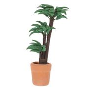Milisten Scale Potted Plant Model Realistic Greenery Ornament for Dollhouse Decor Reusable Simulation Plant for Garden Balcony Office Natural Fresh Look Craft Accessory