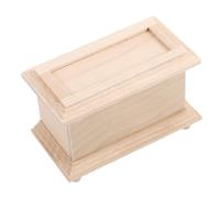 Milisten Scale Wooden Furniture Space Saving Storage for Dollhouse Charming Accessory for Miniature Homes for Collectors