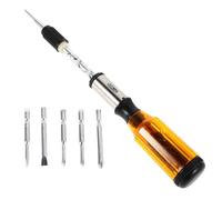 Milisten Semiautomatic Ratchet Adjustment Screwdriver with Carbon Steel Spiral Mechanism Hand Pressing Rotating Tool for Forward and Reverse Screw Driving Multifunctional Kit for Efficient