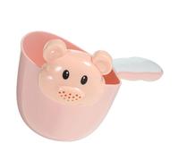Milisten Shampoo Rinse Cup with Cartoon Bear Design PP Material Tear Hair Wash Rinser for Comfortable Round Handle Bath Water Pourer