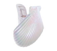 Milisten Shell Shaped Beach Towel Clips, Decorative Clothes Pins for Pool and Sun Lounger, Sturdy Electroplated Bath Towel Holders for Outdoor and Travel Use