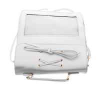 Milisten Shoulder Bag for Women, Silver PU Spacious School Shopper | Polyester Lining, Comfortable Wear, Teen Style, Travel Use, Messenger Carry, Shopping and School
