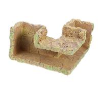 Milisten Shrimp Hideout Tunnel Aquarium Corner Cave Plastic Breeding Shelter with Heavy-duty Base for Safe Shrimp Hiding and Population Growth in Fish Tanks
