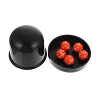 Milisten Sided Dice Game with Dice Holder Creative Board Game Props for Party Fun Safe Material for Truth Dare and Tabletop Gaming