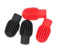 Milisten Silent Drum Set Drumstick Covers 4pcs Mute Drumstick Caps Silicone Protectors