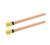 Milisten Silent Drumsticks Rubber Tips Wooden Mallets for Practice of Professional Bass Drum Mallets Designed for Jazz Drummers and Percussion Students