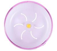 Milisten Silent Hamster Running Wheel Large Plastic Exercise Wheel 17.5cm Pink for Hamsters Hedgehogs and Small Rodents Indoor Pet Toy