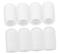 Milisten Silicone Drum Mute Tips Improve Rhythm Drumstick Caps Lightweight 10pcs Easy Transportation Drumstick Covers with Sturdy Musical Instrument for Practicing at Home the Go