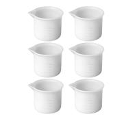 Milisten Silicone Measuring Cups for Resin Epoxy Mixing 50Ml Scaled Non-Stick Silicone Material DIY Craft Tool Portable Stirring Cups for Precise Liquid Measurement in Kitchen and Craft
