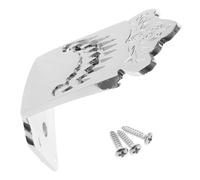 Milisten Silver Metal Mandolin Tailpiece with Screws for 8-string Mandolin Sturdy Instrument Part for Maintaining and Fixing Strings for Music Performance