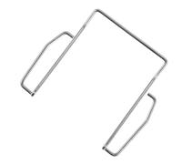 Milisten Silver Metal Microphone Belt Clip Small and Light Microphone Belt Holder with Simple Design for Stage Use and Public Speaking