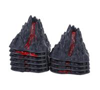 Milisten Simulation Volcano Decor Model Toy 8CM Realistic Lava Volcano for Landscape Adornment and Dinosaur Scenes for Educational Play and Decoration