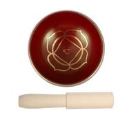 Milisten Singing Therapeutic for Bowl with Copper Set Wooden Meditation Mallet Calming Effects Sound Healing Instrument and Yoga, Home Decoration and Vacation Relaxation
