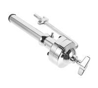 Milisten Single Arm Tom Drum Stand Zinc Alloy Bracket Drum Hardware Mount for Percussion Instruments Short Performance Display