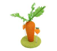 Milisten Sisal Cat Scratching Pillar Indoor Plaything for Kittens Bite Resistant Cat with Carrot Design to Satisfy Scratching Instinct and Promote Active Healthy Claws